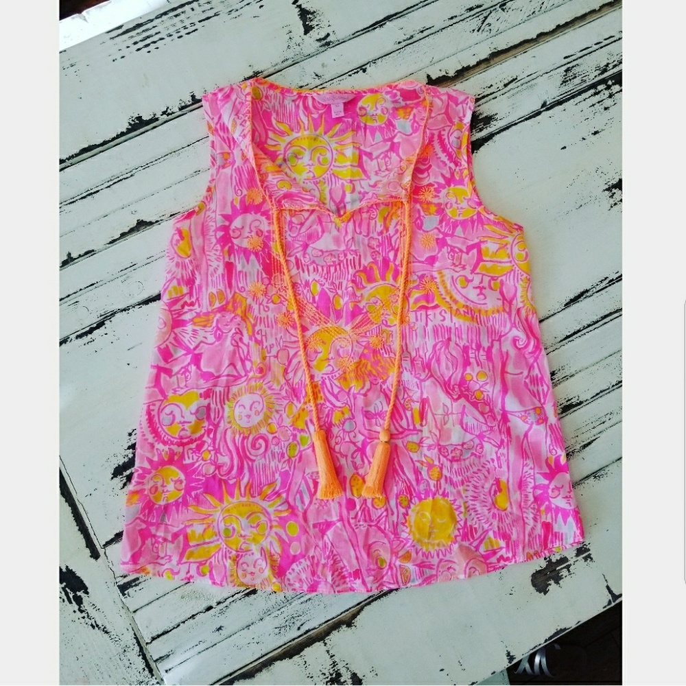 Lilly Pulitzer Pink Pout Top
